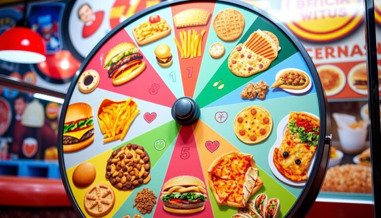 fast food wheel