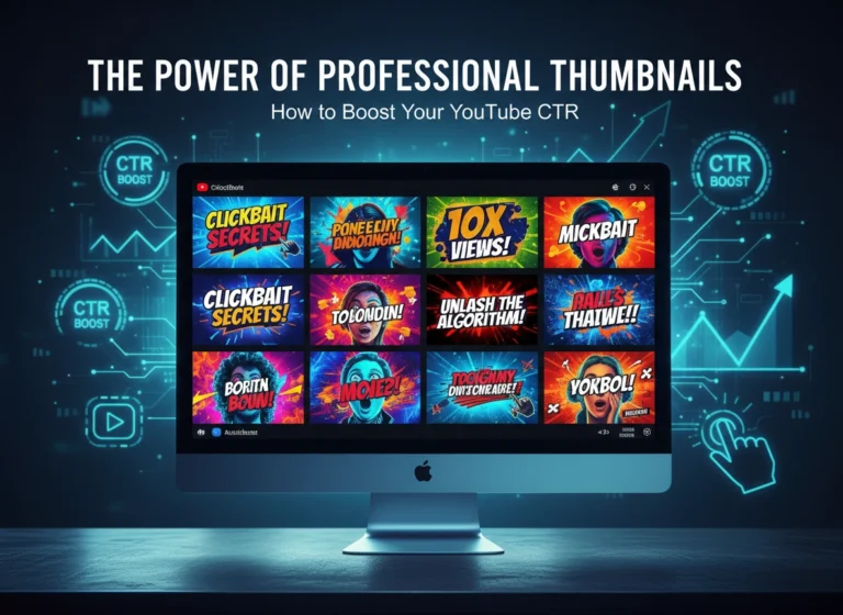 The Power of Professional Thumbnails: How to Boost Your YouTube CTR