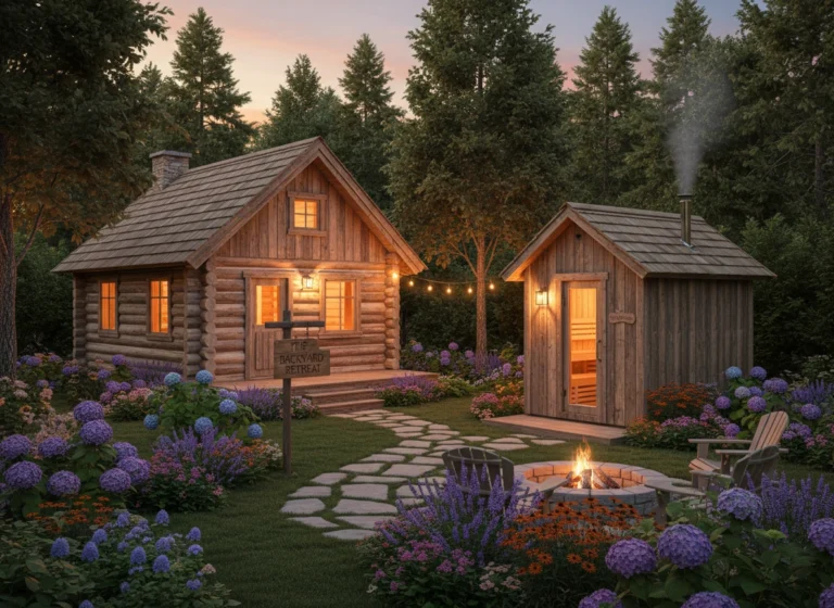 The Ultimate Backyard Retreat: Combining Outdoor Saunas and Log Cabins for Relaxation